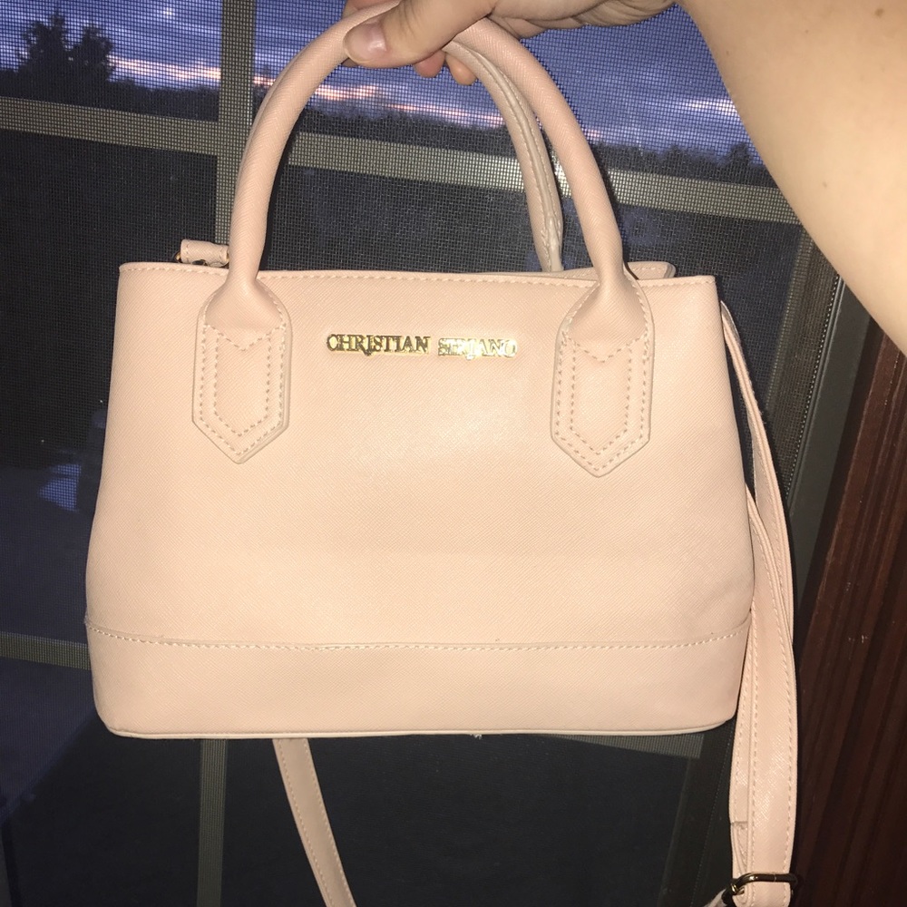 Rosy pink Christian Siriano mini purse